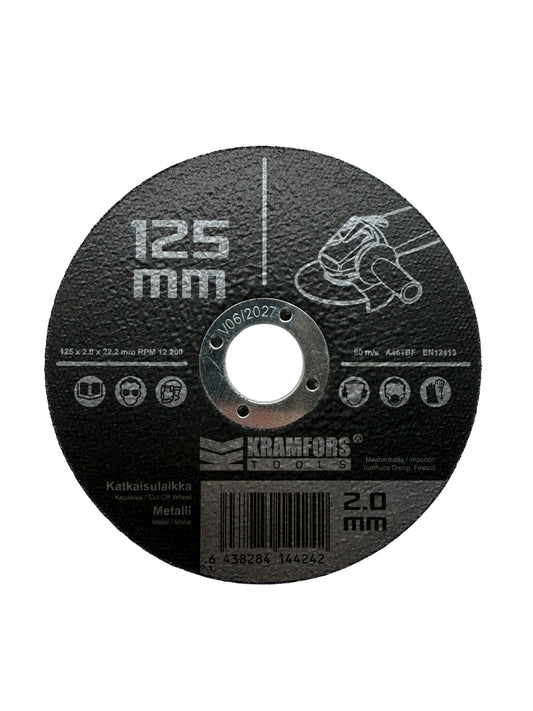 Katkaisulaikka 125x2mm metallille (1-5kpl)