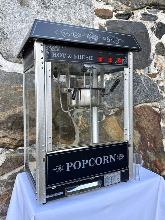 Vuokraa Popcornkone juhliin, yritykselle tai tapahtumaan 24/7 itsepalveluvuokraamosta Sastamalasta