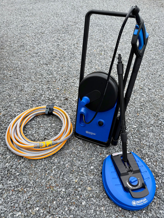 Painepesuri terassipesuosalla